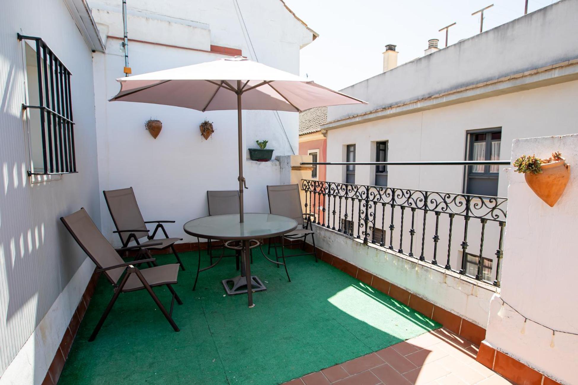 Apartamentos Doña Concha Sevilla Bagian luar foto